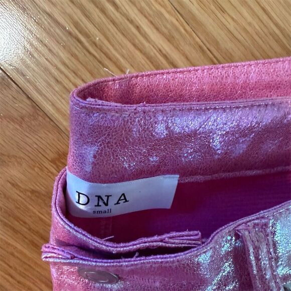 Barbie Pink Metallic, Barbiecore, 90s Straight Leg Pants Size S - Picture 3 of 7